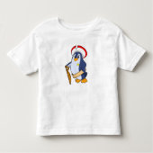Pinguin als Pirate mit Hut Kleinkind T-shirt (Vorderseite)