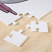 Pinguin als Pirate mit Hut Puzzle (Seite)