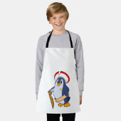 Pinguin als Pirate mit Hut Schürze (Getragen)