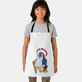 Pinguin als Pirate mit Hut Schürze (Insitu)