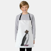 Pinguin als Pirate mit Hut Schürze (Getragen)