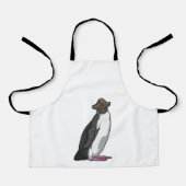 Pinguin als Pirate mit Hut Schürze (Vorderseite)