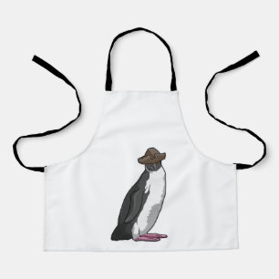 Pinguin als Pirate mit Hut Schürze
