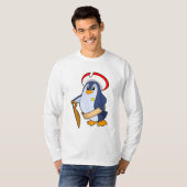 Pinguin als Pirate mit Hut T-Shirt (Vorne ganz)