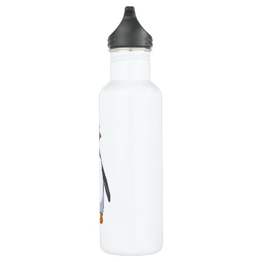 Pinguin als Sailor mit Hut Edelstahlflasche (Rechts)