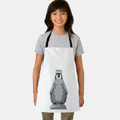 Pinguin als Schachstück King Schürze (Insitu)