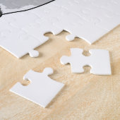 Pinguin als Sekretär mit Papierstapel Puzzle (Seite)