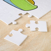 Pinguin als Snowboarder mit Sonowboard.PNG Puzzle (Seite)