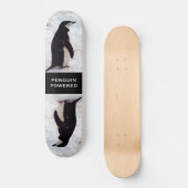 Pinguin angetriebenes Skateboard (Vorderseite)