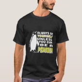 Pinguin Antarktis Winter Animal Sea Bird T-Shirt (Vorderseite)