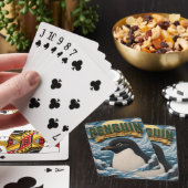 Pinguin Antarktische Küste POPCUT Spielkarten (In Situ)