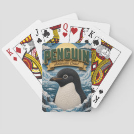 Pinguin Antarktische Küste POPCUT Spielkarten