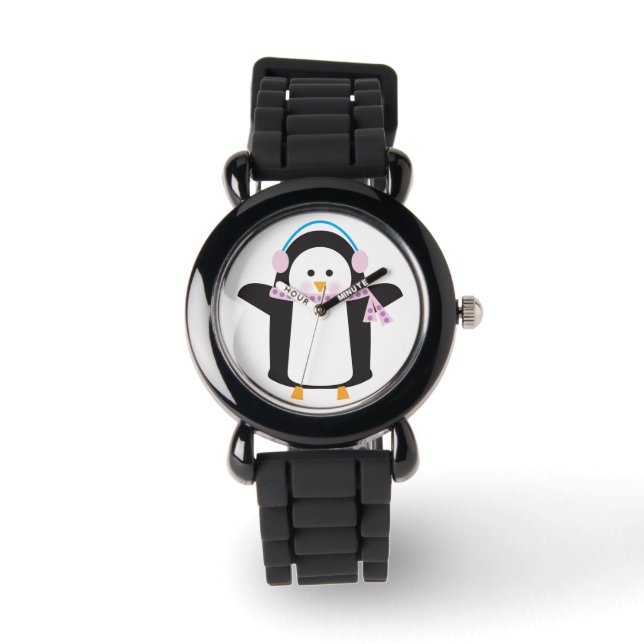 Pinguin Armbanduhr (Vorderseite)