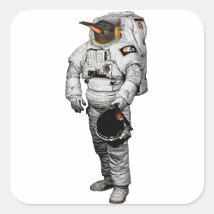 Pinguin Astronaut Sticker