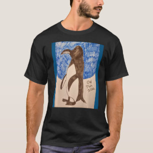 Pinguin auf der Dünneis-Design Premium T-Shirt