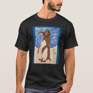 Pinguin auf der Dünneis-Design Premium T-Shirt