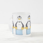 Pinguin auf Eis Mattglastasse (Vorderseite Links)