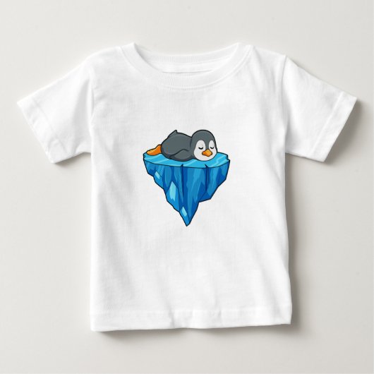 Pinguin auf Eisscholle Baby T-shirt (Vorderseite)