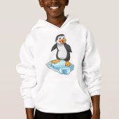 Pinguin auf Eisscholle Hoodie (Vorderseite)
