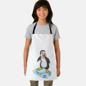 Pinguin auf Eisscholle Schürze (Insitu)