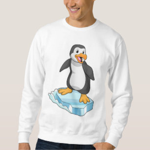 Pinguin auf Eisscholle Sweatshirt