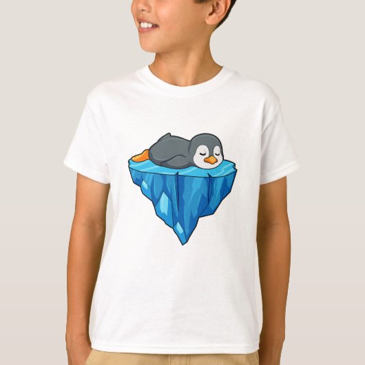 Pinguin auf Eisscholle T-Shirt (Vorderseite)