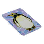 Pinguin auf festem Glas Magnet (Rechte Seite)