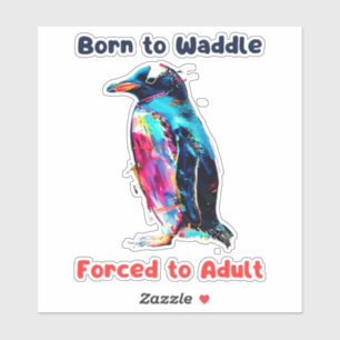 Pinguin Aufkleber