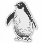 Pinguin Aufkleber (Vorderseite)