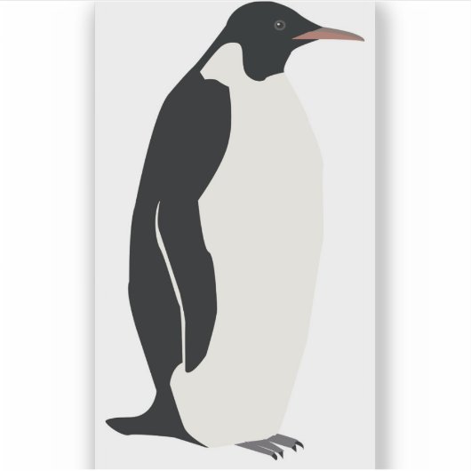 Pinguin Aufkleber (Vorderseite)