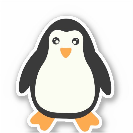 Pinguin Aufkleber (Vorderseite)