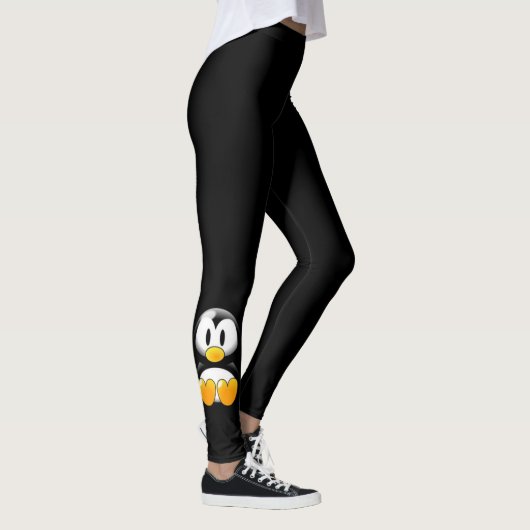 Pinguin aus schwarzen Leggings (Rechts)