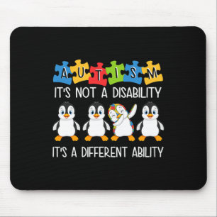 Pinguin Autismus ist keine Behinderung, sondern ei Mousepad