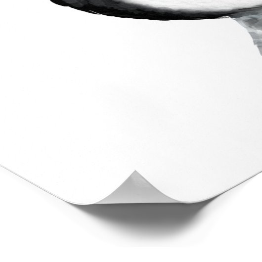 Pinguin Baby Dusche Begrüßungszeichen Poster (Ecke)