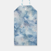 Pinguin Baby Dusche Danke Tags Geschenkanhänger (Rückseite)