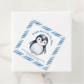 Pinguin Baby Duwer Fevor Tags - Winter Geschenkanhänger (Beispiel)