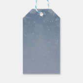 Pinguin Baby Es ist kalte Außendusche Geschenkanhänger (Rückseite)