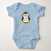 Pinguin-Babydusche Baby Strampler (Vorderseite)