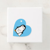 Pinguin-Babydusche Geschenkanhänger (Beispiel)