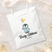 Pinguin-Babydusche Geschenktütchen (Ausgeschnitten)