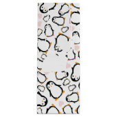 Pinguin-Babydusche Geschenktüte Für Weinflaschen (Vorderseite)