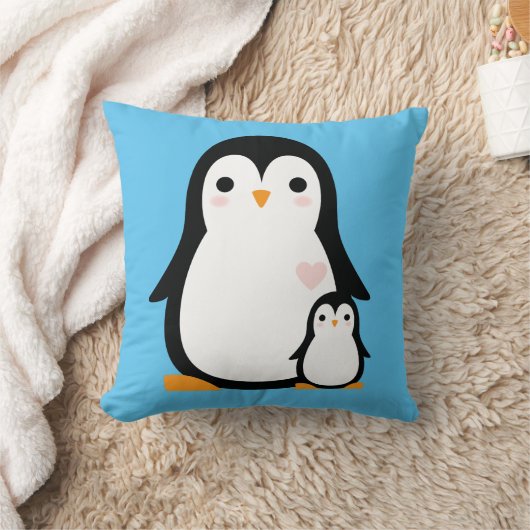 Pinguin-Babydusche Kissen (Decke)