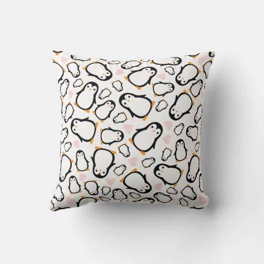 Pinguin-Babydusche Kissen (Rückseite)