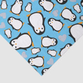 Pinguin-Babydusche Seidenpapier (Detail)