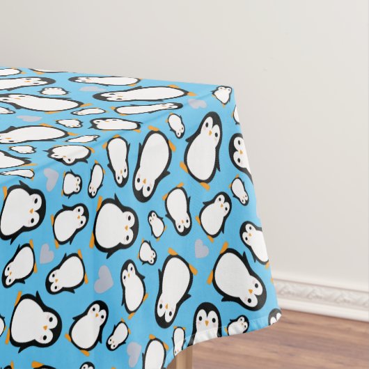 Pinguin-Babydusche Tischdecke (Beispiel)