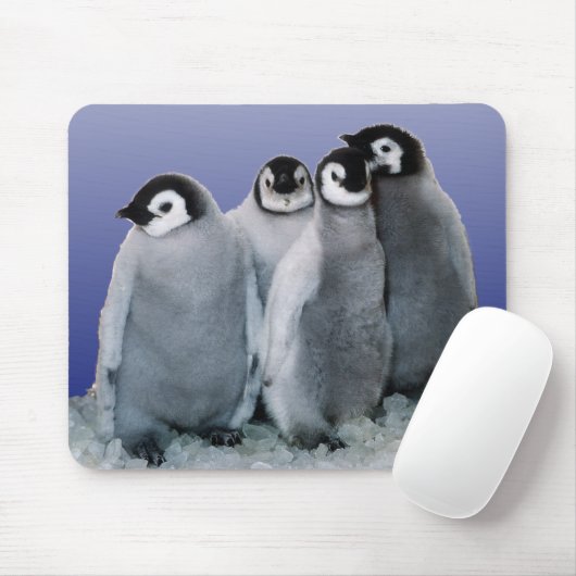 Pinguin-Babys Mousepad (Mit Mouse)