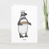 Pinguin Bäcker Brot Karte (Rückseite)