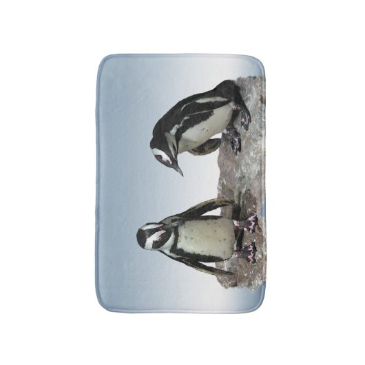 Pinguin-Bad-Matten Badematte (Vorderseite Vertikal)