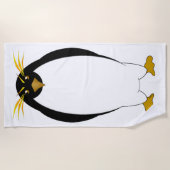 Pinguin-Badetuch Strandtuch (Vorderseite)