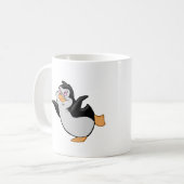 Pinguin-Ballett Kaffeetasse (Vorderseite Links)